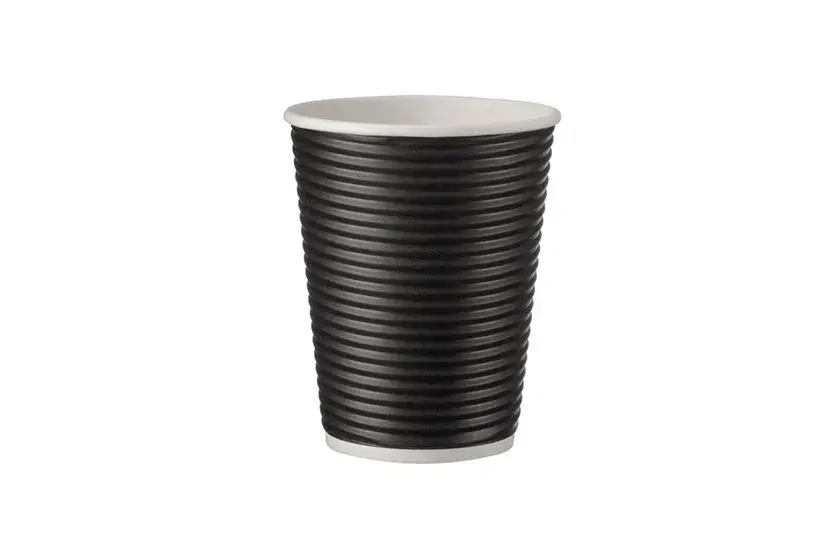 16oz Black Triple Wall Coffee Cup