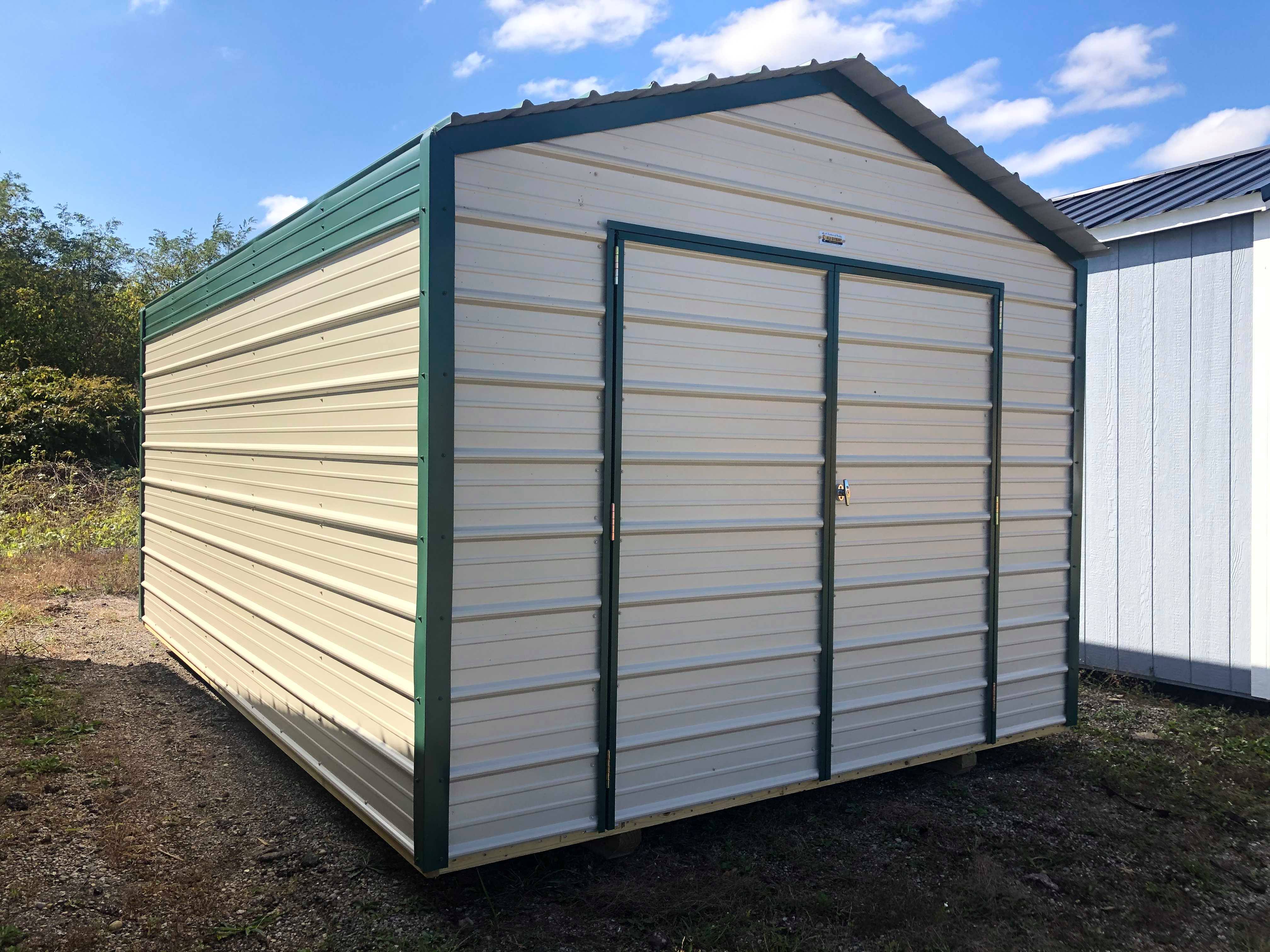 #21 10x16 Metal Shed