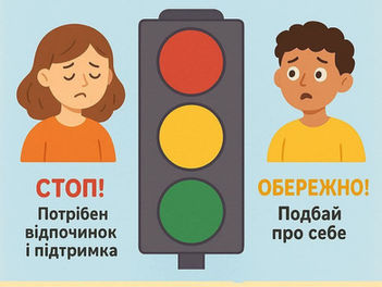 Вправа “Мій світлофор ментального здоров’я”