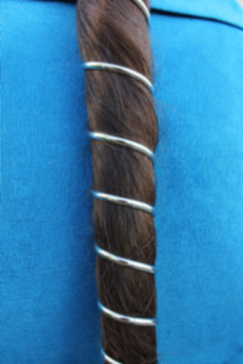 Silver Metal Pony Wrap