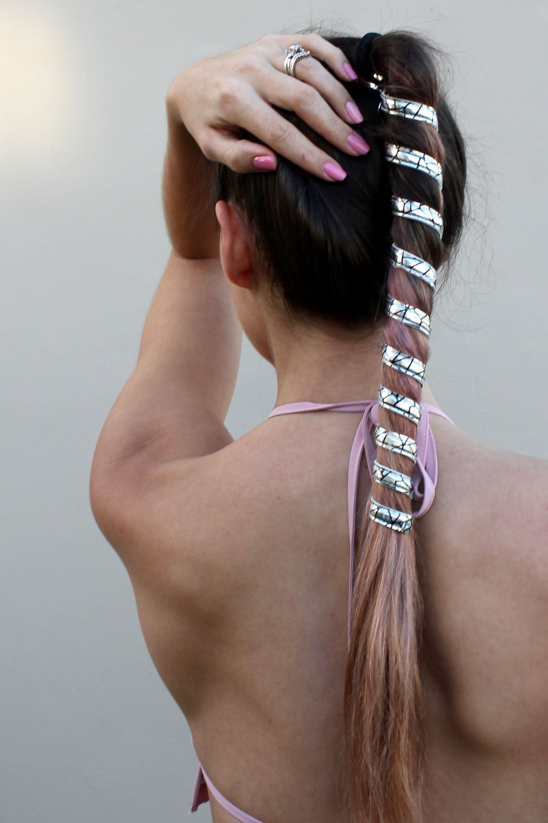 Silver Holographic Limited Edition Pony Wrap