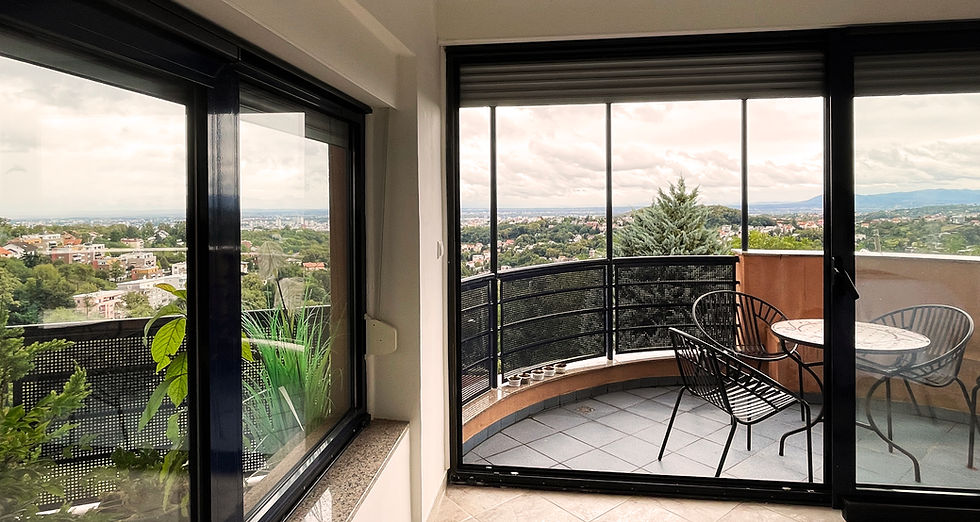 View from the balcony