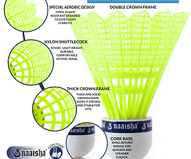 Naaisha New Logo Avatar 360  Shuttlecock