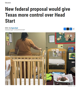 New federal proposal would give Texas more control over Head Start