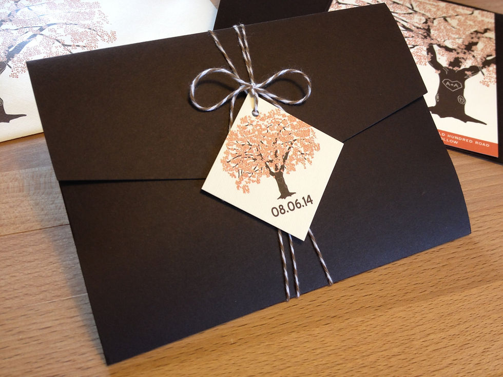 Thumbnail: Fall Grandfather Oak Tree Invitation