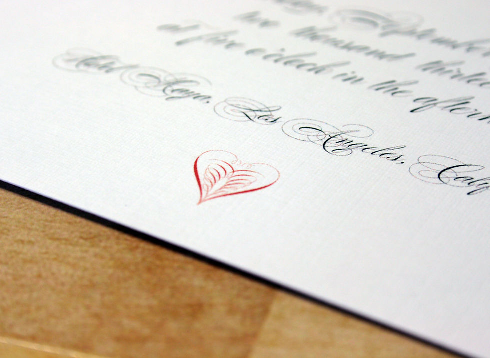 Thumbnail: Chic Script Pocketfold Wedding Invitation