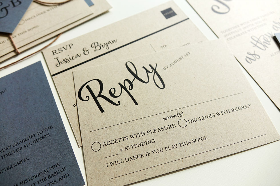 Thumbnail: Angled Script Rustic Wedding Invitation Pink Ivory