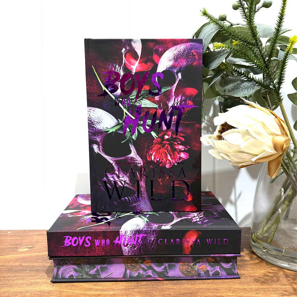 Boys Who Hunt by Clarissa Wild SPRAYED EDGES Hardback