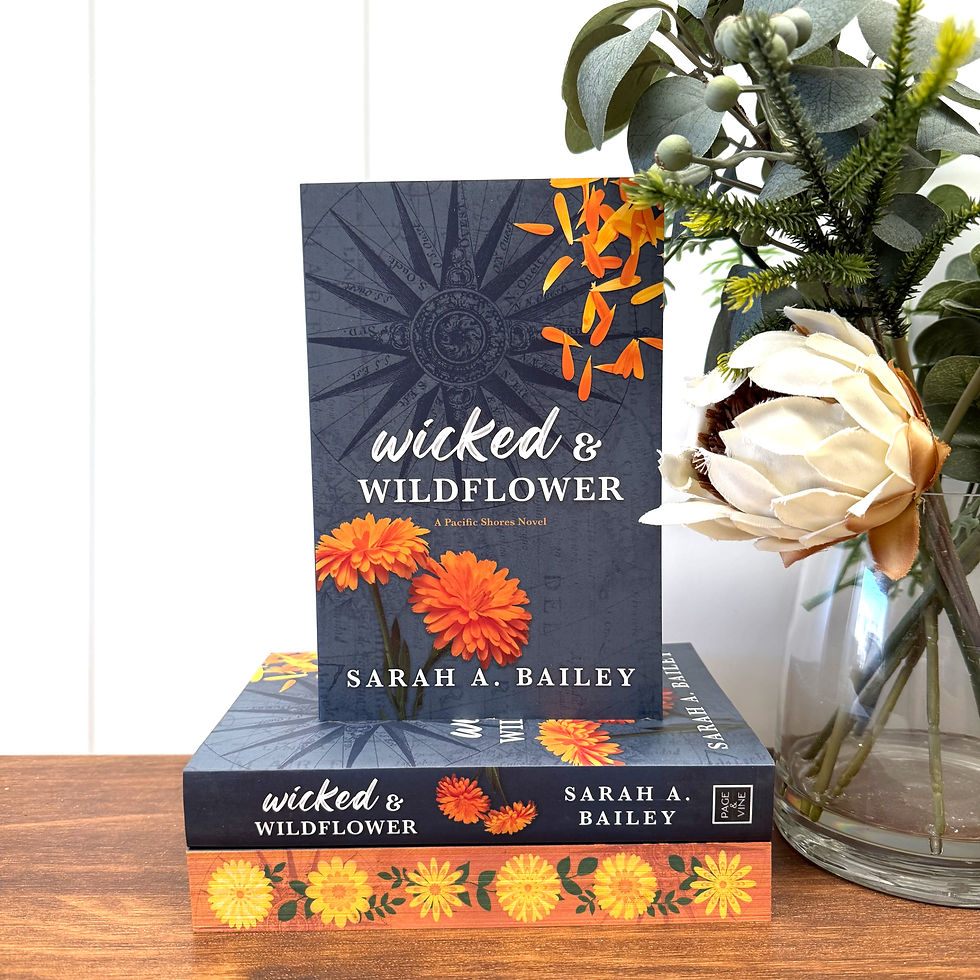 Wicked & Wildflower by Sarah A. Bailey Sprayed Edge Paperback