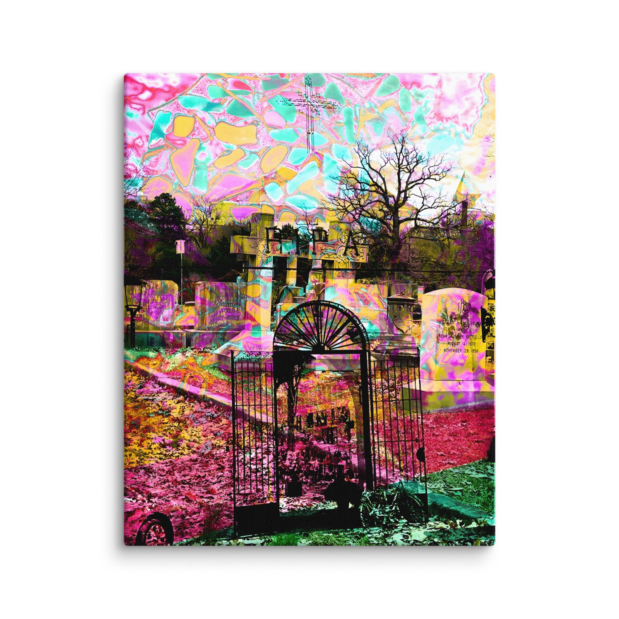 Memory Bloom Canvas Wrap