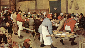 Pieter Bruegel d. Ä. - Bauernhochzeit