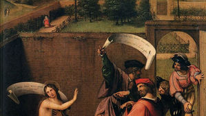Lorenzo Lotto - Susanna im Bade
