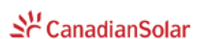 Logo with the text 'CanadianSolar'.