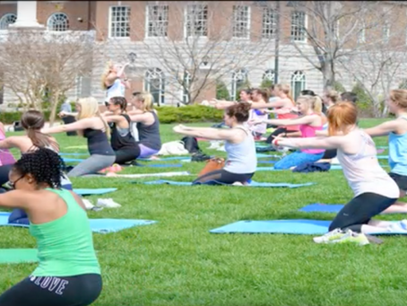 PHOTOS: Belmont Fitness and Recreation hosts pop-up Pure Barre class