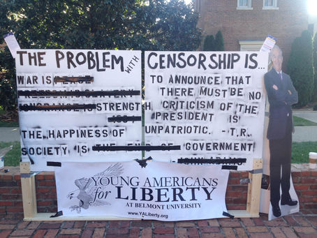 YAL displays first-ever censorship wall