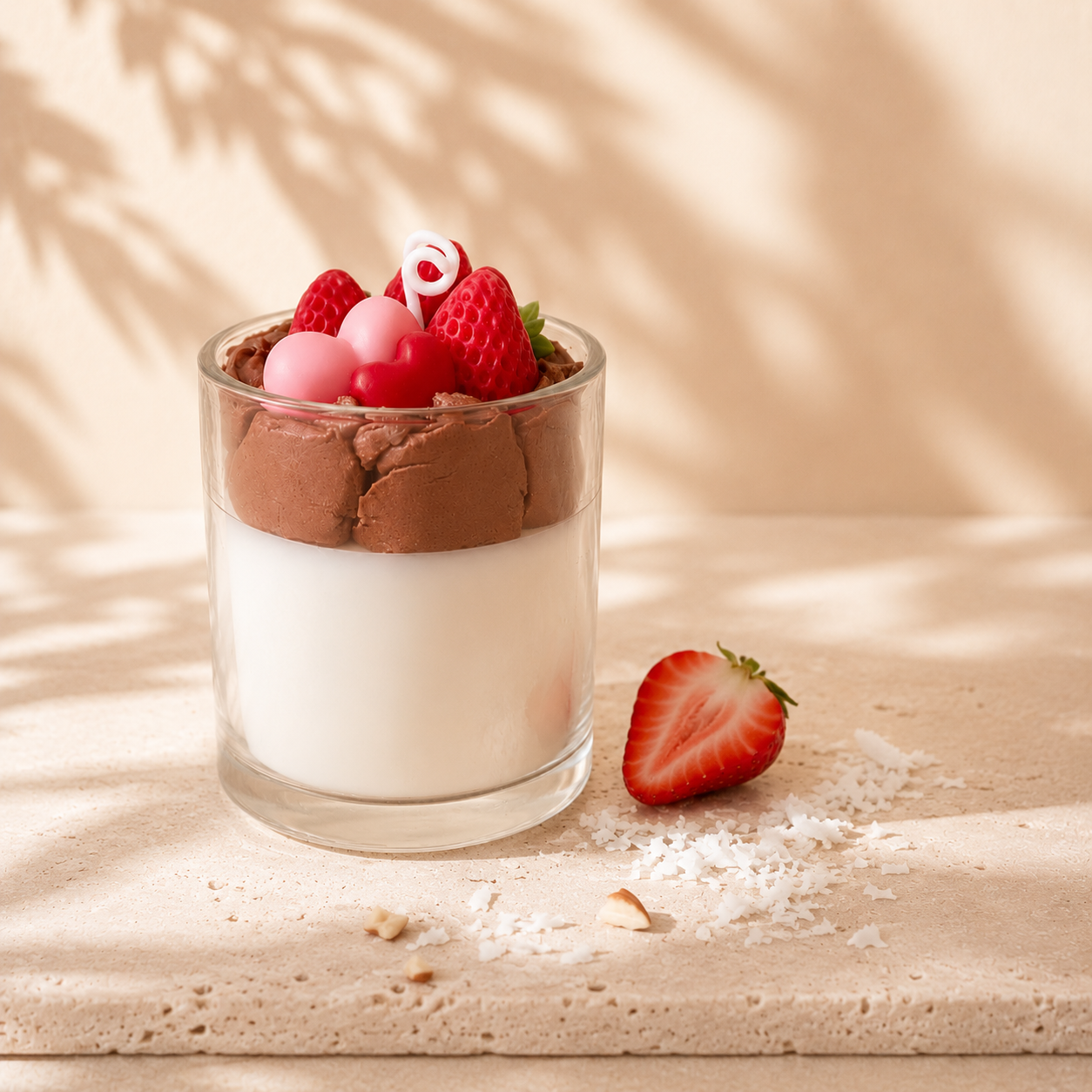 Strawberry Coconut Souffle