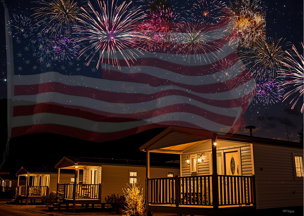 Fireworks Safety in a Mobile Home Community