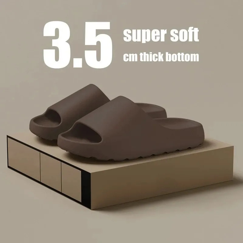 Miniatura: Coconut Slippers Cloud Thick-Soled Sandals Summer Fashion Soft Bottom Beach Men