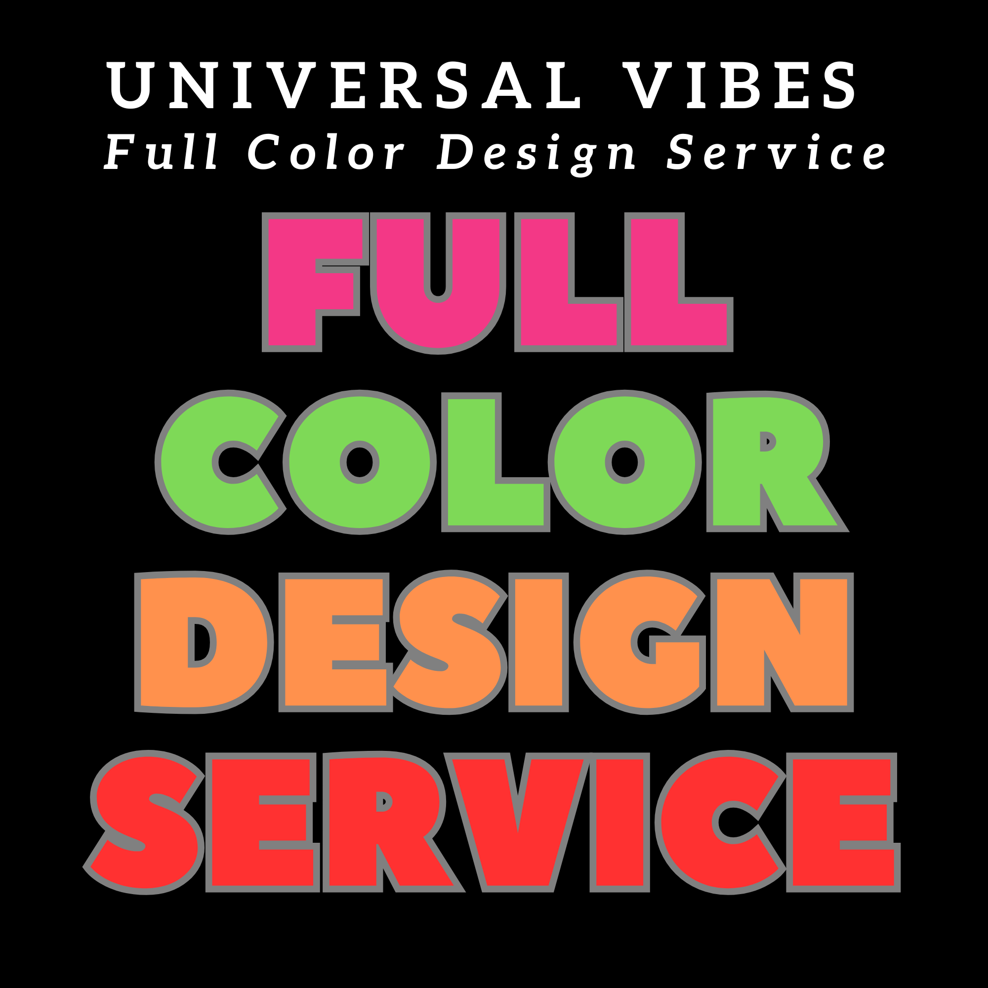 Full Color Design Service