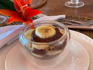 Banana com Ganache de Chocolate
