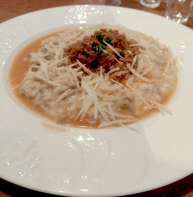 Risoto de Alcachofra com Ragu de Vitella