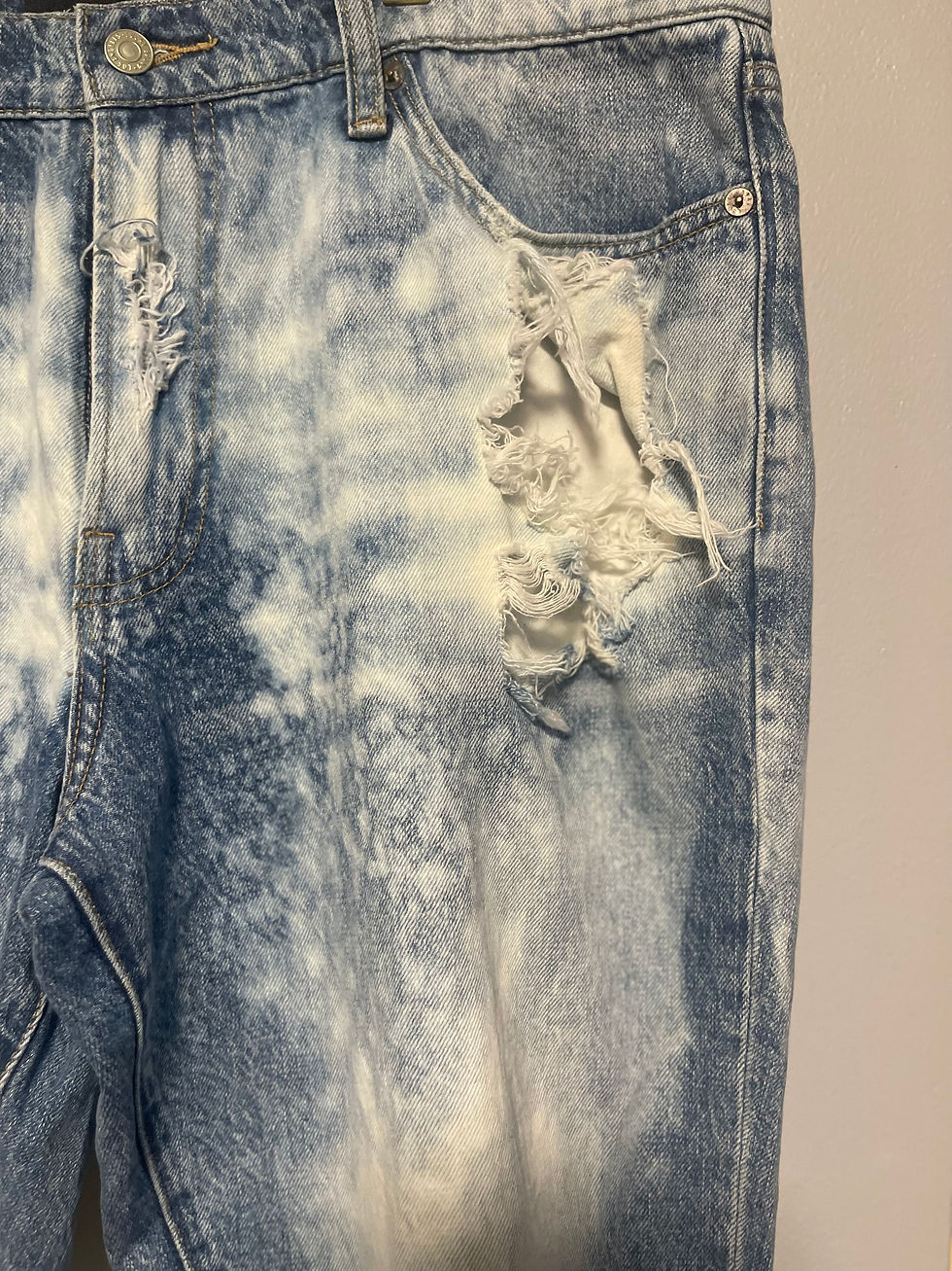Thumbnail: RDD Destructed Denim Jeans (Unisex)
