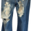 Thumbnail: RDD Destructed Denim Jeans