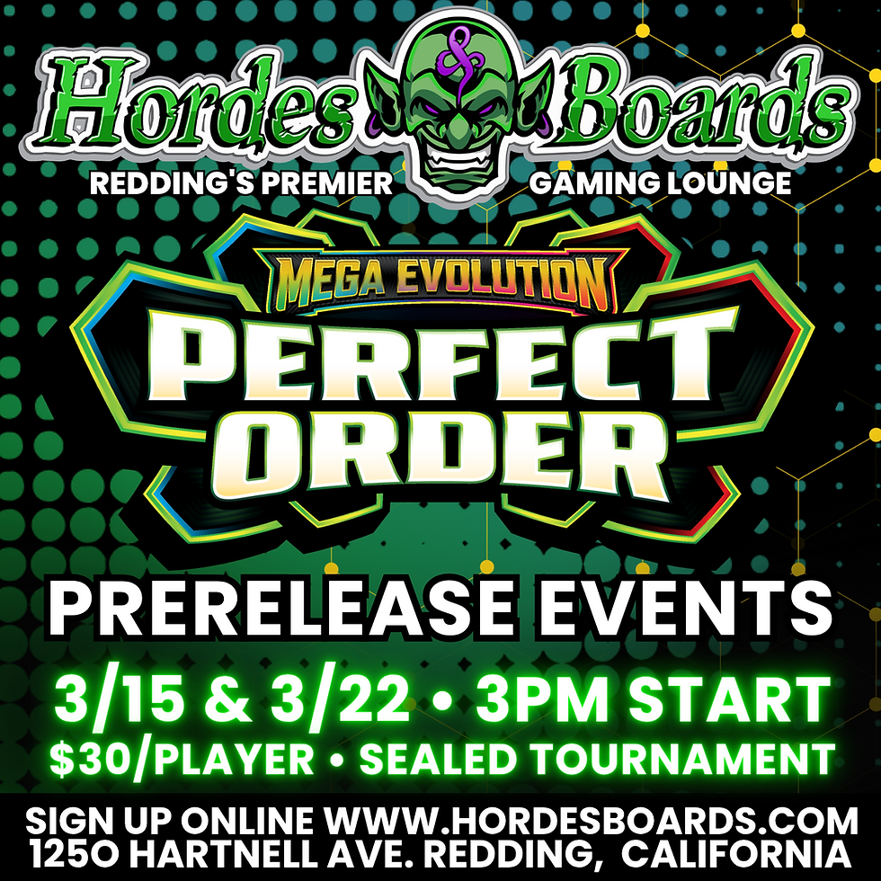 Pokémon Perfect Order Prerelease Event