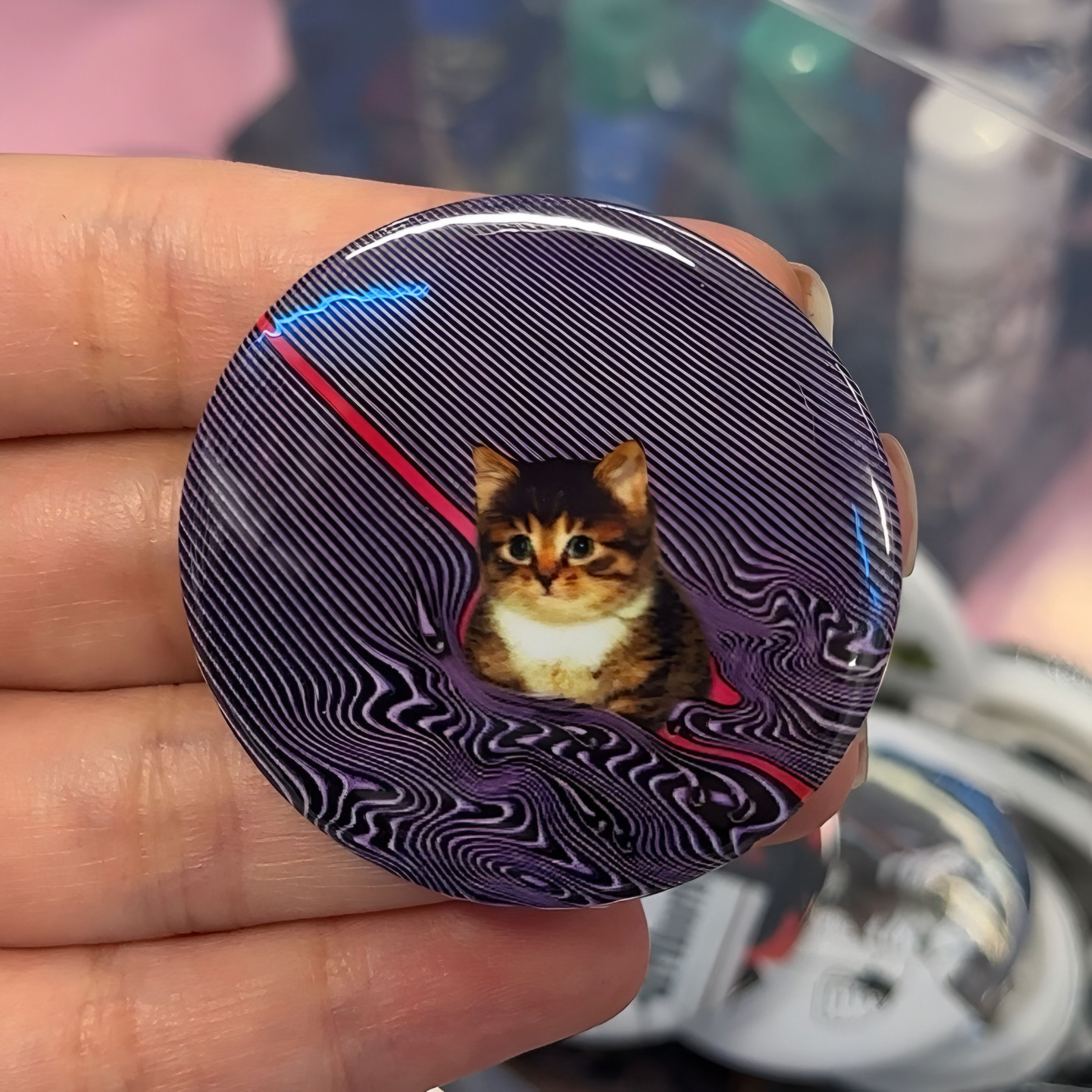 Pin Gato Tame Impala 5cm