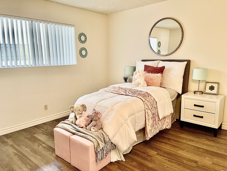 Staged By Summer Bedroom Design. 