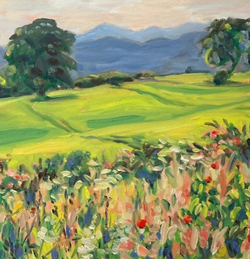 Painting by William Mather - "Killearnan Summer"
