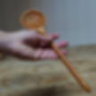 Thumbnail: Wooden Skimmer Spoon in Hand