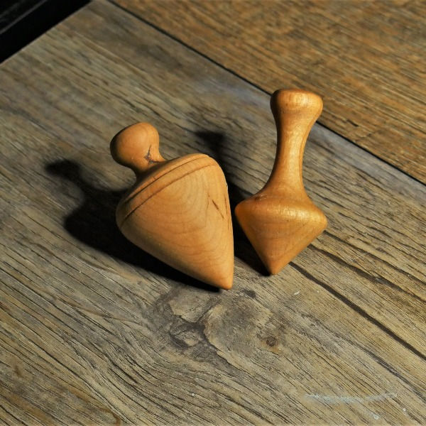 Wooden Spin Tops