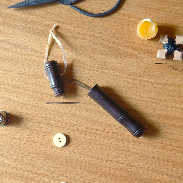 Thumbnail: Rosewood Needle Case