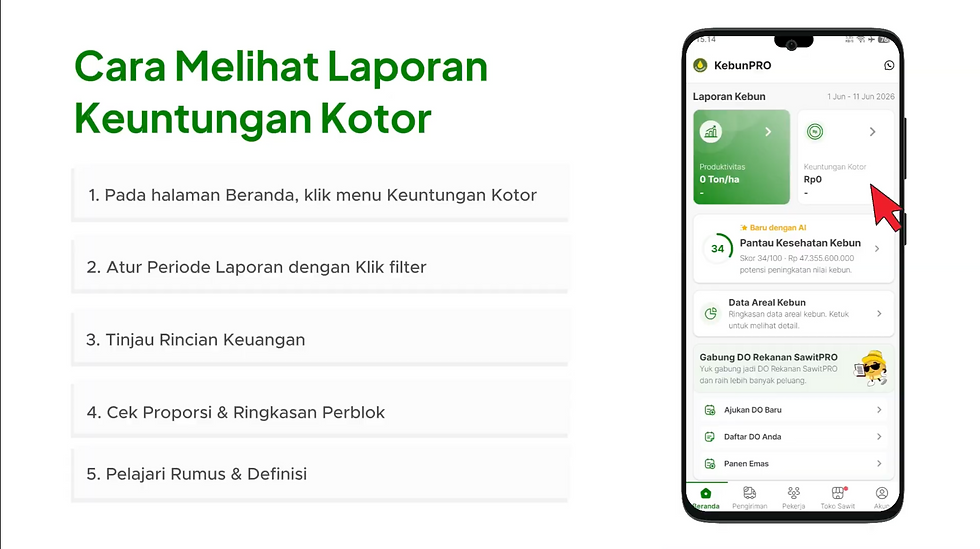 Cara Mudah Melihat Laporan Produktivitas