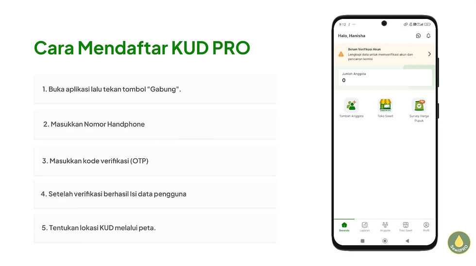 Cara Daftar Akun KUDPRO