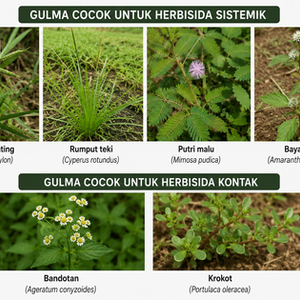 Perbedaan Herbisida Sistemik dan Herbisida Kontak: Ketahui Perbedaannya untuk Kebutuhan Gulma di Kebun!