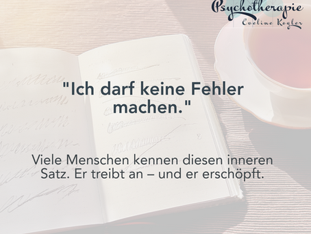 Perfektionismus & innere Antreiber – wenn Leistung nie genug ist
