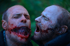 Makeup with Fake Head from Primal Rage