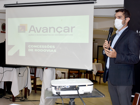 Prefeito de Getúlio Vargas participa de reunião que tratou sobre concessão das rodovias da região