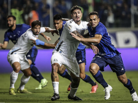 Grêmio é derrotado pelo Cruzeiro por 1 a 0 na segunda rodada do Brasileirão
