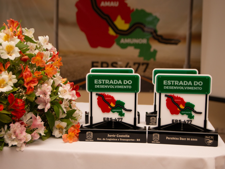 Governo municipal de Centenário presta homenagem ao DAER/RS pelos 86 anos