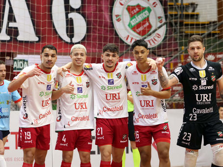 Atlântico avança às quartas de final do Gauchão de Futsal Série Ouro com goleada sobre o São José