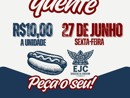 EJC de Getúlio Vargas promove venda de cachorro-quente na sexta-feira