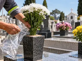 Às vésperas do Dia de Finados, Prefeitura de Estação reforça proibição de vasos que acumulam água nos cemitérios