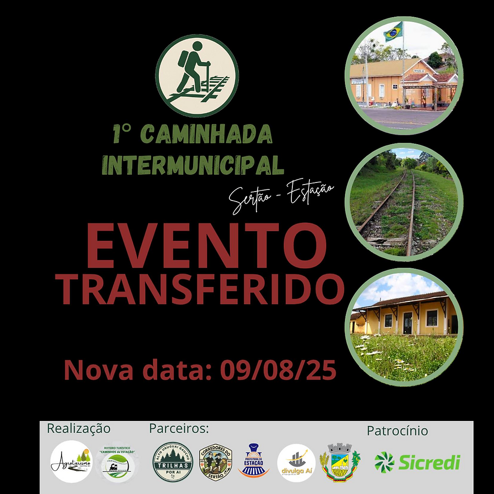 Caminhada Intermunicipal Sertão–Estação é adiada para 9 de agosto