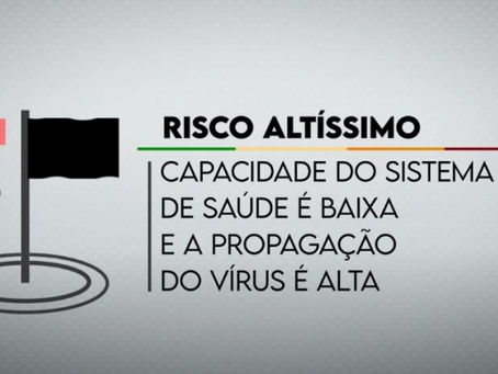 Bandeira preta do modelo de Distanciamento Controlado: o que muda