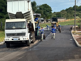 Ipiranga do Sul conclui asfaltamento em três vias de acesso à cidade