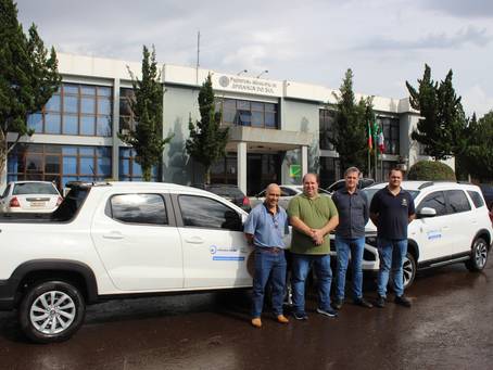 Ipiranga do Sul adquire novos veículos para Secretarias de Saúde e Obras