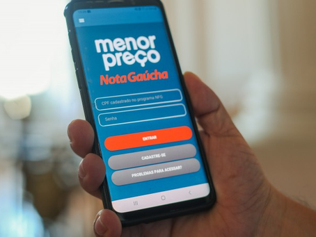 Aplicativo Menor Preço Nota Gaúcha completa três anos com mais de 21 milhões de pesquisas realizadas